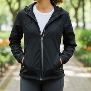 New Balance Performance Hooded Windbreaker with Mesh Lining - Women’s Small